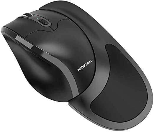 Newtral Wireless Left Handed Semi-Vertical Ergonomic Mouse
