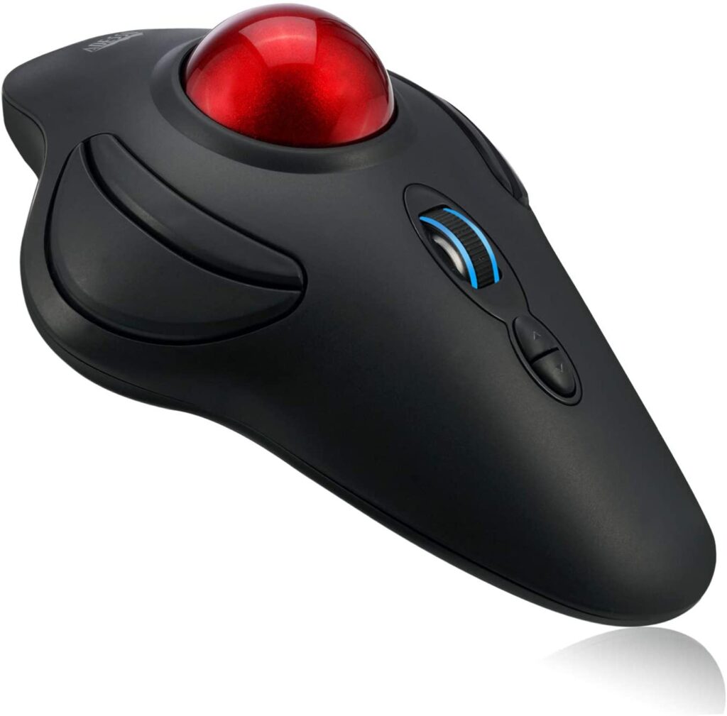 Adesso iMouse T40 Wireless Ergonomic Finger Trackball Mouse
