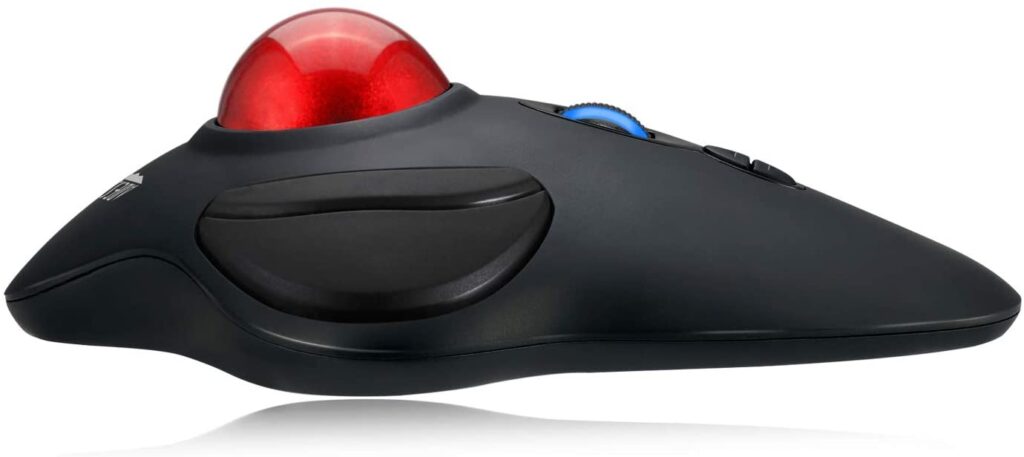 Adesso iMouse T40 Wireless Ergonomic Finger Trackball Mouse side