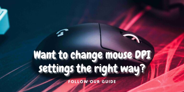 How to change mouse DPI settings