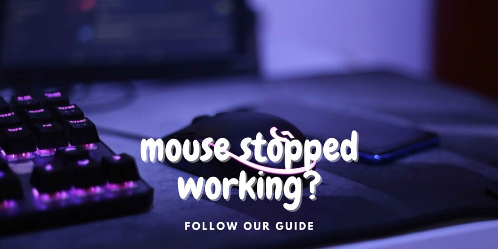 Things to do if your mouse suddenly stops working